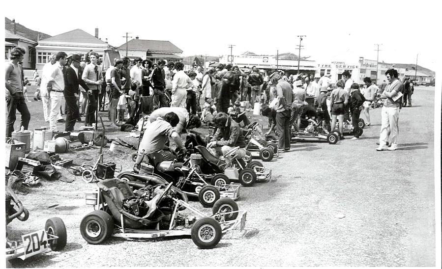 Las primeras carreras de karting y pruebas.