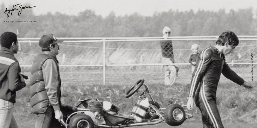 La historia de Ayrton Senna en el mundo del karting