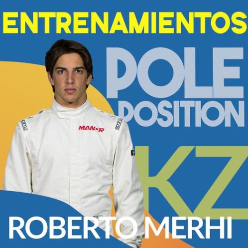 Roberto Merchi, pole position KZ en entrenamientos.