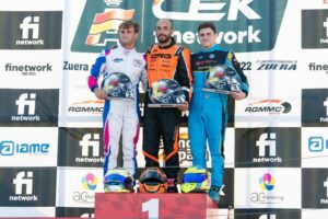 Gerard Cebrián subió al podio en la primera carrera