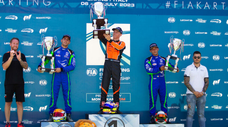 Resultados de CRG en el Europeo FIA KZ 2023 en Sarno