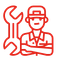 icono revision y mantenimiento de motores de karts